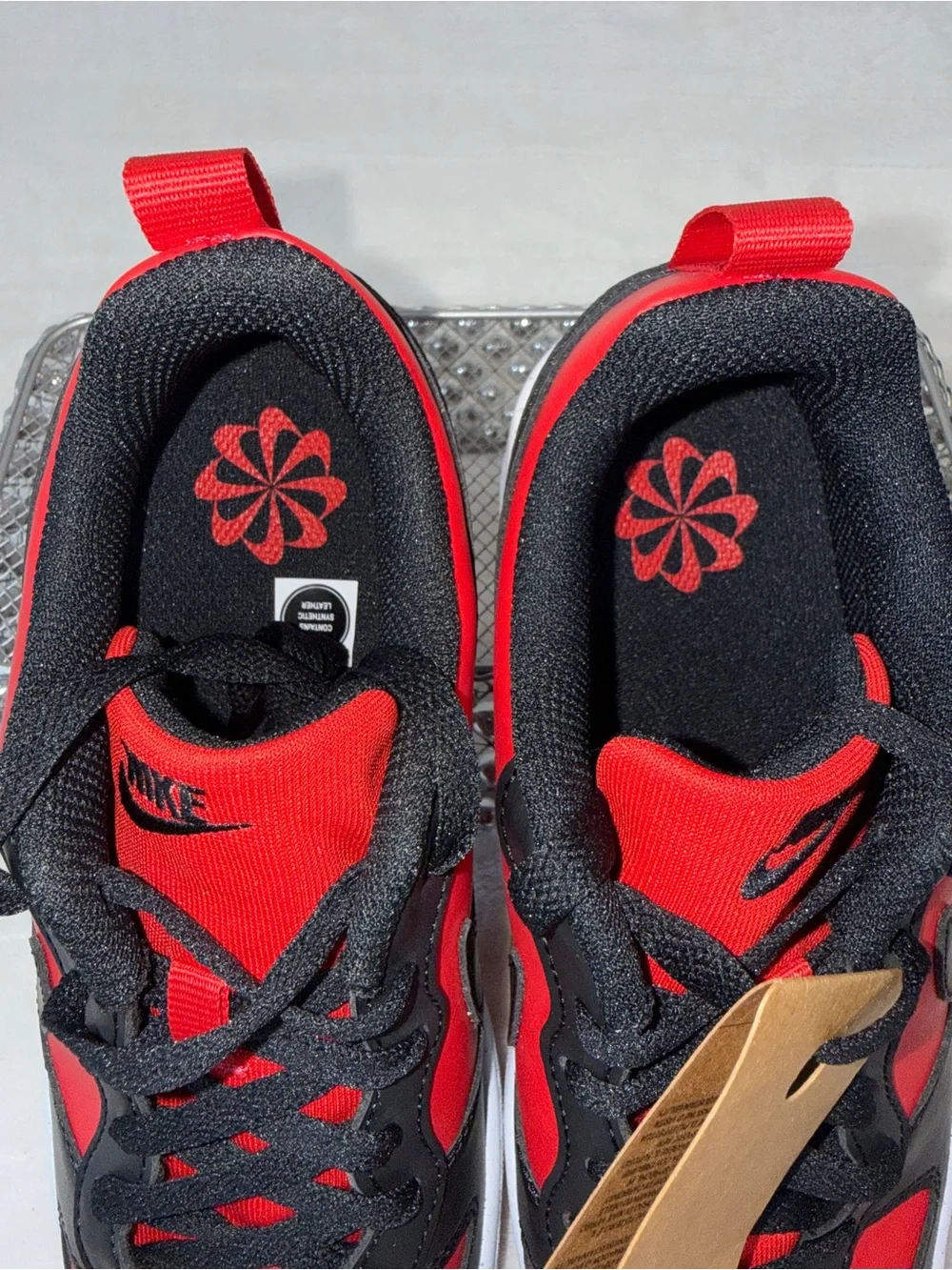 🔥Nike Court Borough Low Recraft Red/Black Youth 6Y Women’s 7.5 DV5456-600🔥